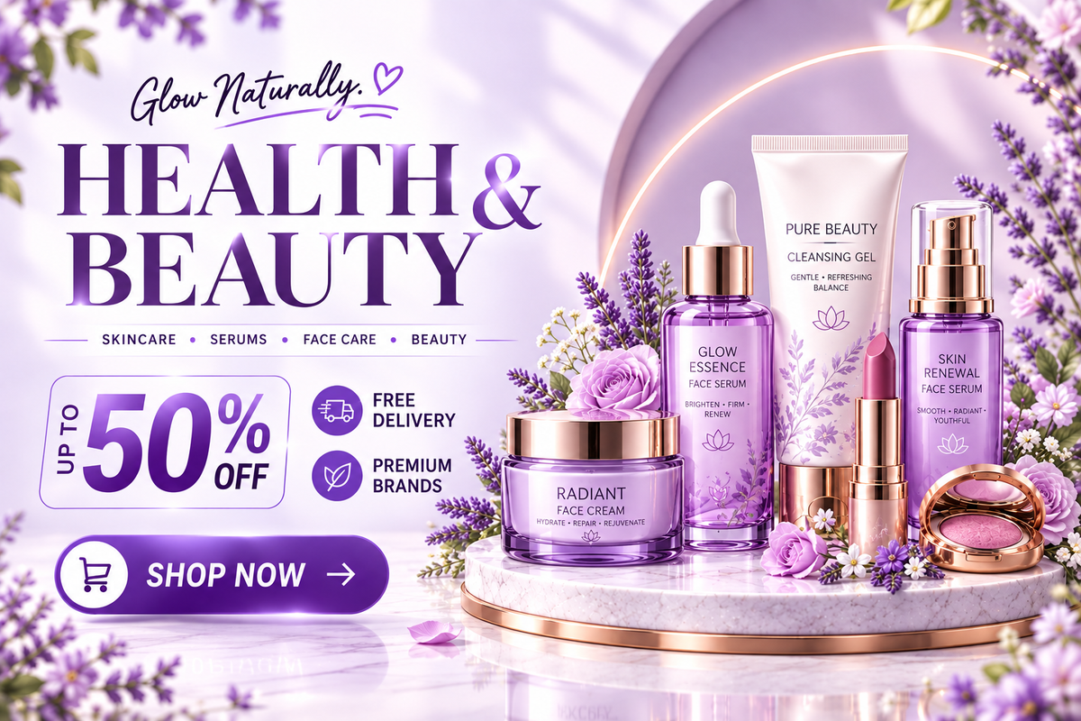 Health & Beauty Banner