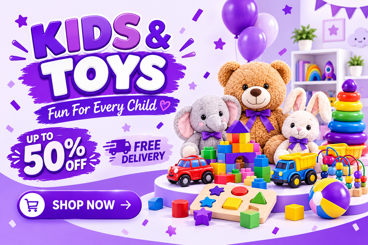 Kids & Toys Banner